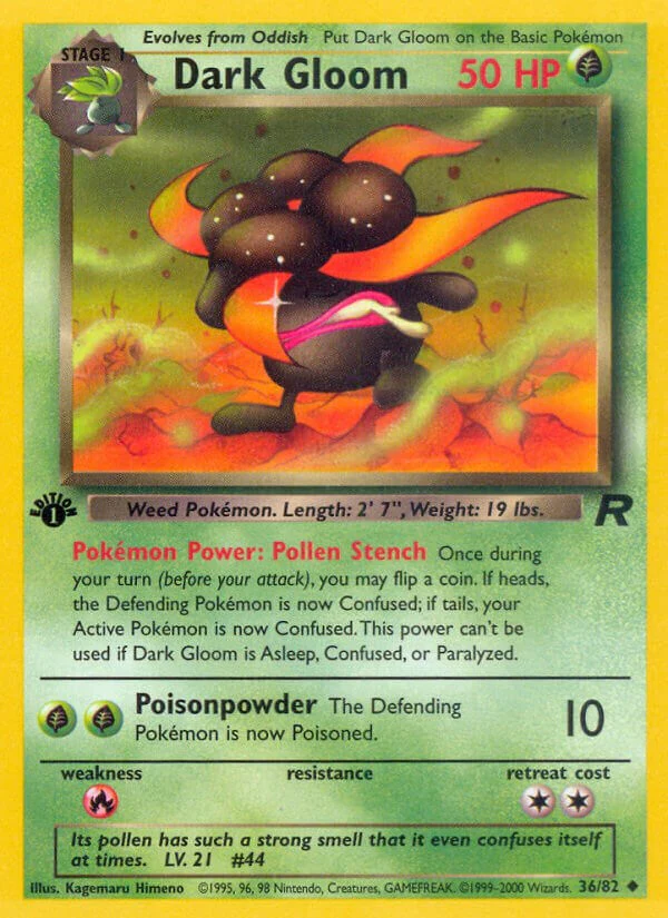 Dark Gloom - (Team Rocket) (Uncommon)