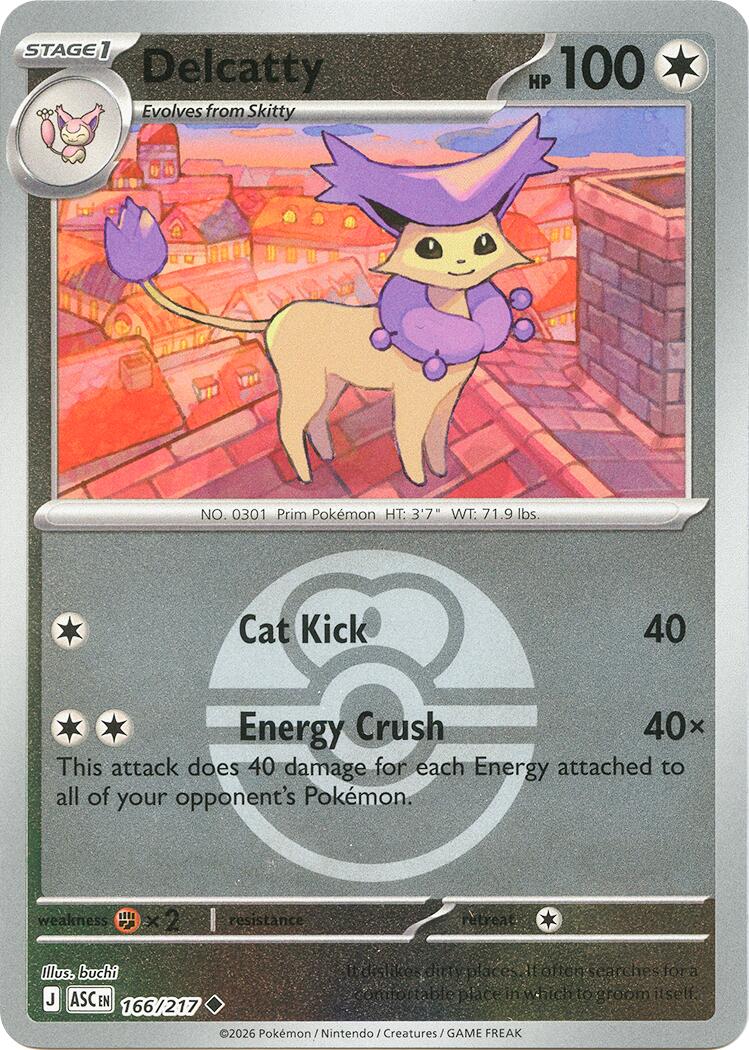 Delcatty (Love Ball) - (ME: Ascended Heroes) (Uncommon)