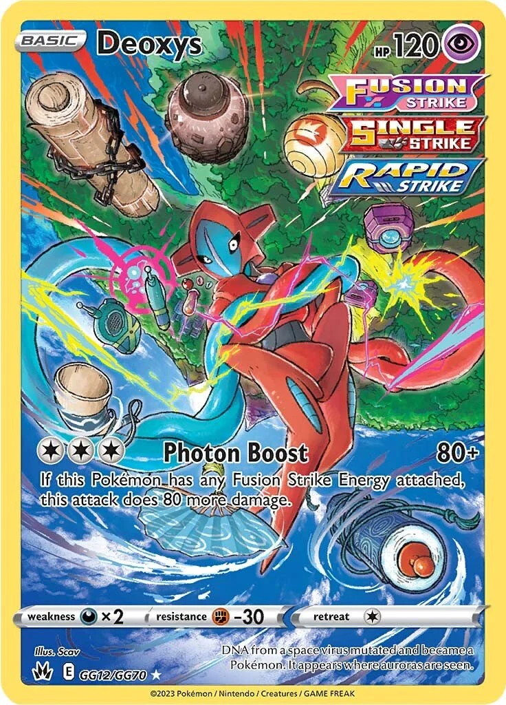 Deoxys GG12/GG70 - (SWSH: Crown Zenith: Galarian Gallery) (Ultra Rare) Holofoil