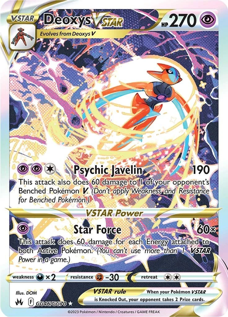 Deoxys VSTAR - (SWSH: Crown Zenith: Galarian Gallery) (Ultra Rare)