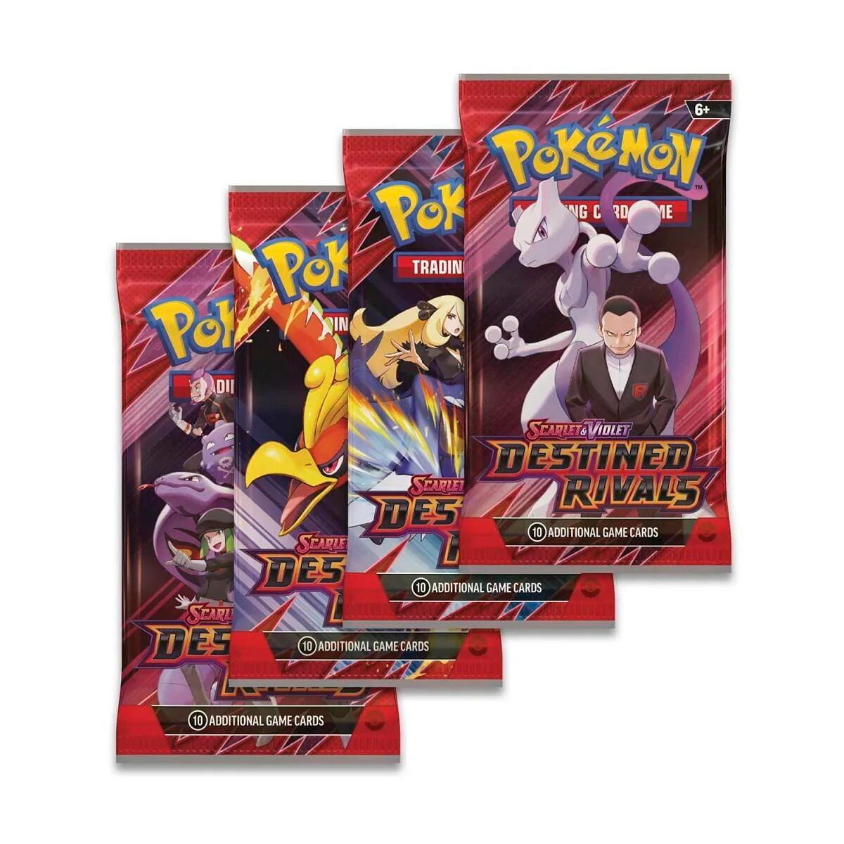 Pokemon TCG: Destined Rivals Booster Pack Art Bundle [Set of 4]