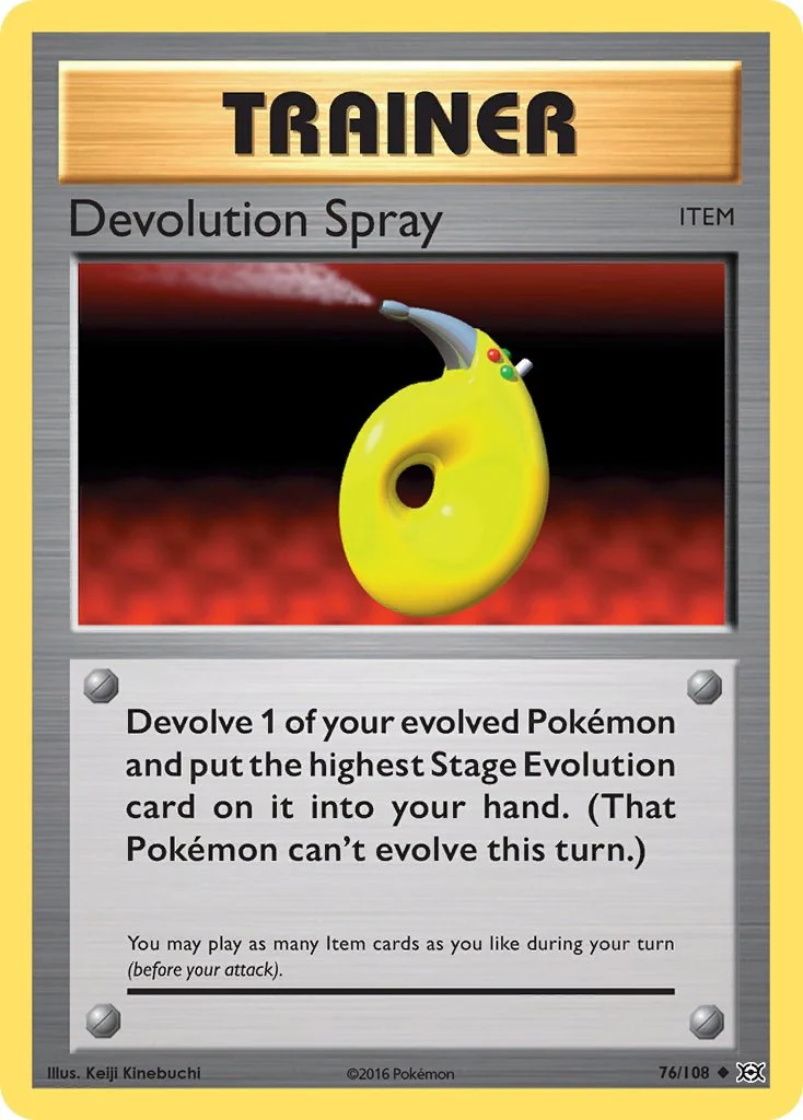 Devolution Spray 76/108 - (XY - Evolutions) (Uncommon) Normal