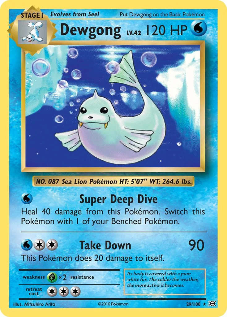 Dewgong 29/108 - (XY - Evolutions) (Rare) Normal