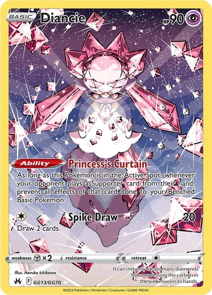 Diancie GG13/GG70 - (SWSH: Crown Zenith: Galarian Gallery) (Ultra Rare) Holofoil