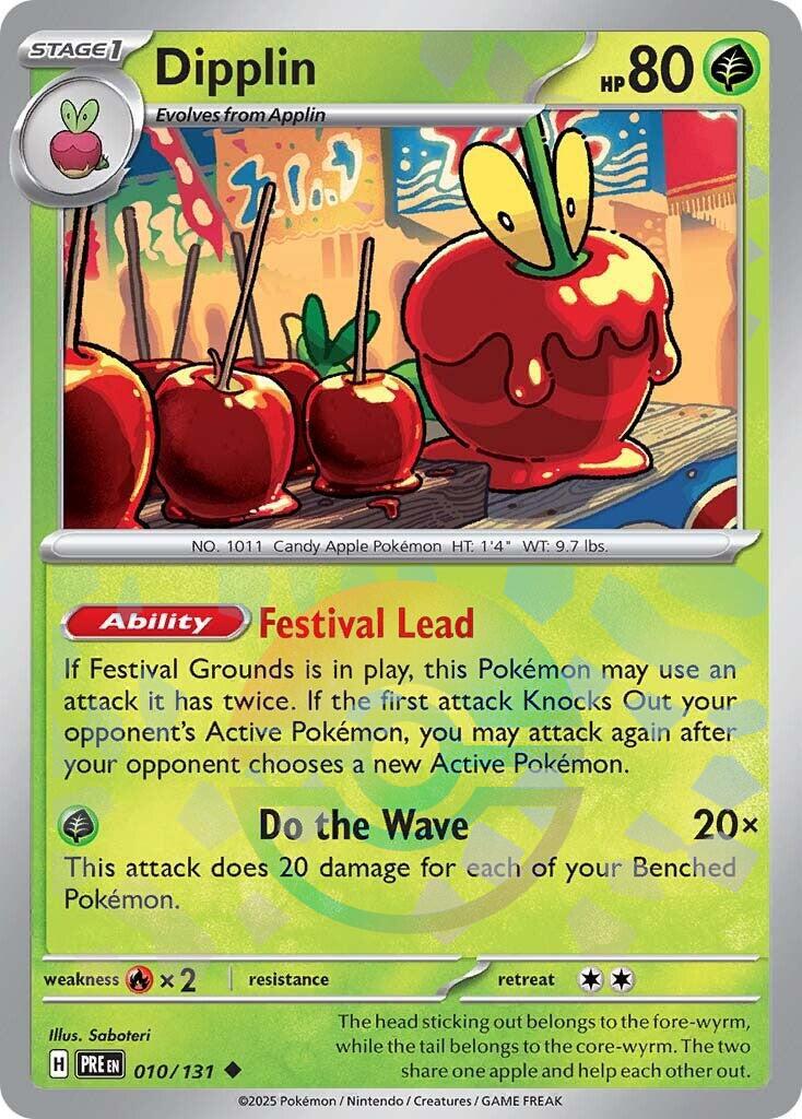 Dipplin (Poke Ball Pattern) 010/131 - (SV: Prismatic Evolutions) (Uncommon) Holofoil