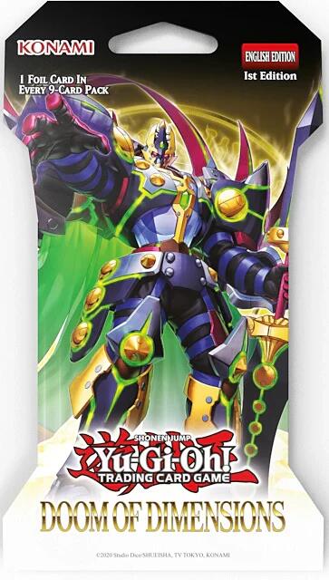 Yu-Gi-Oh TCG - Doom of Dimensions Sleeved Booster Pack