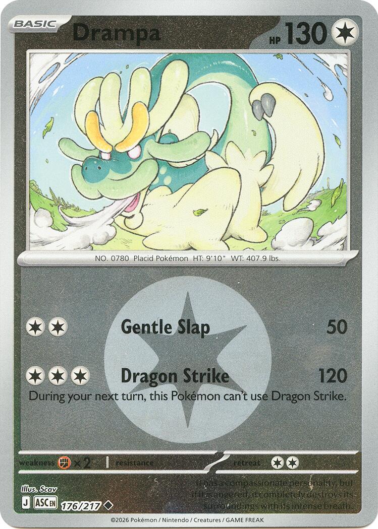 Drampa (Energy Symbol Pattern) 176/217 - (ME: Ascended Heroes) (Uncommon) (Reverse Holofoil)