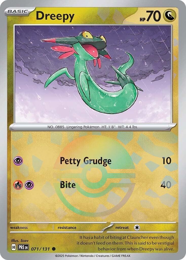 Dreepy (Poke Ball Pattern) 071/131 - (SV: Prismatic Evolutions) (Common) Holofoil
