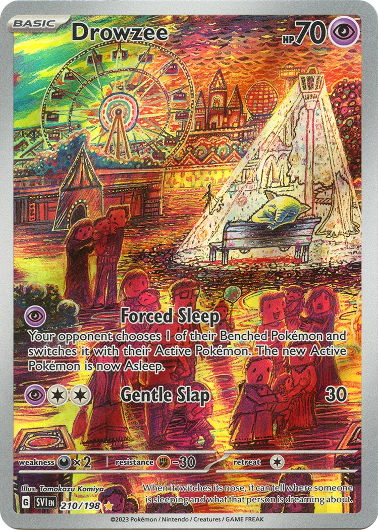 Drowzee - 210/198 - (SV01: Scarlet & Violet Base Set) (Illustration Rare)