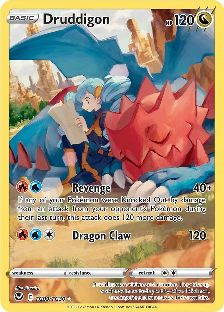 Druddigon - (SWSH12: Silver Tempest Trainer Gallery) (Ultra Rare)