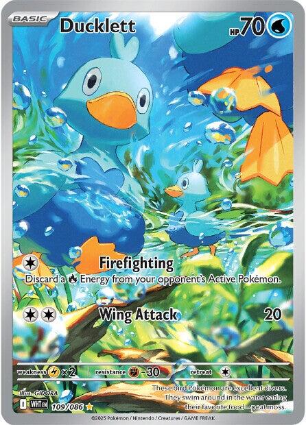 Ducklett - 109/086 - (SV: White Flare) (Illustration Rare)