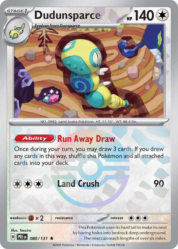 Dudunsparce (Poke Ball Pattern) - (SV: Prismatic Evolutions) (Rare)