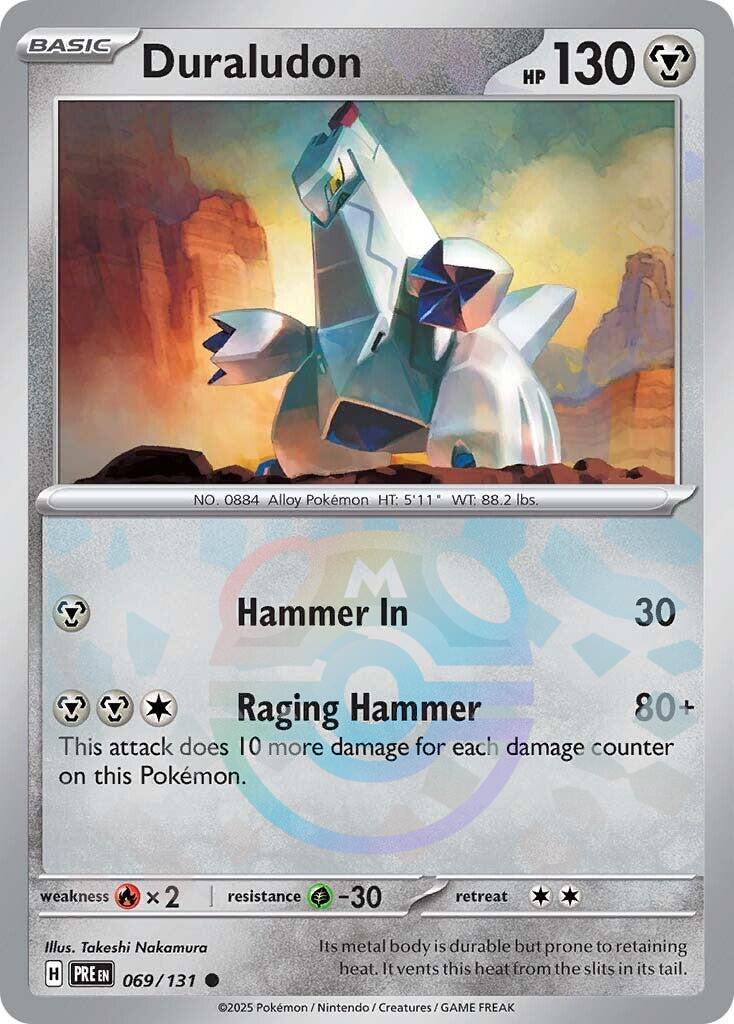Duraludon (Master Ball Pattern) - (SV: Prismatic Evolutions) (Common)