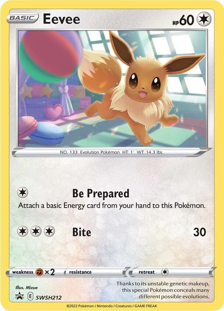 Eevee - SWSH212 - (SWSH: Sword & Shield Promo Cards) (Promo)
