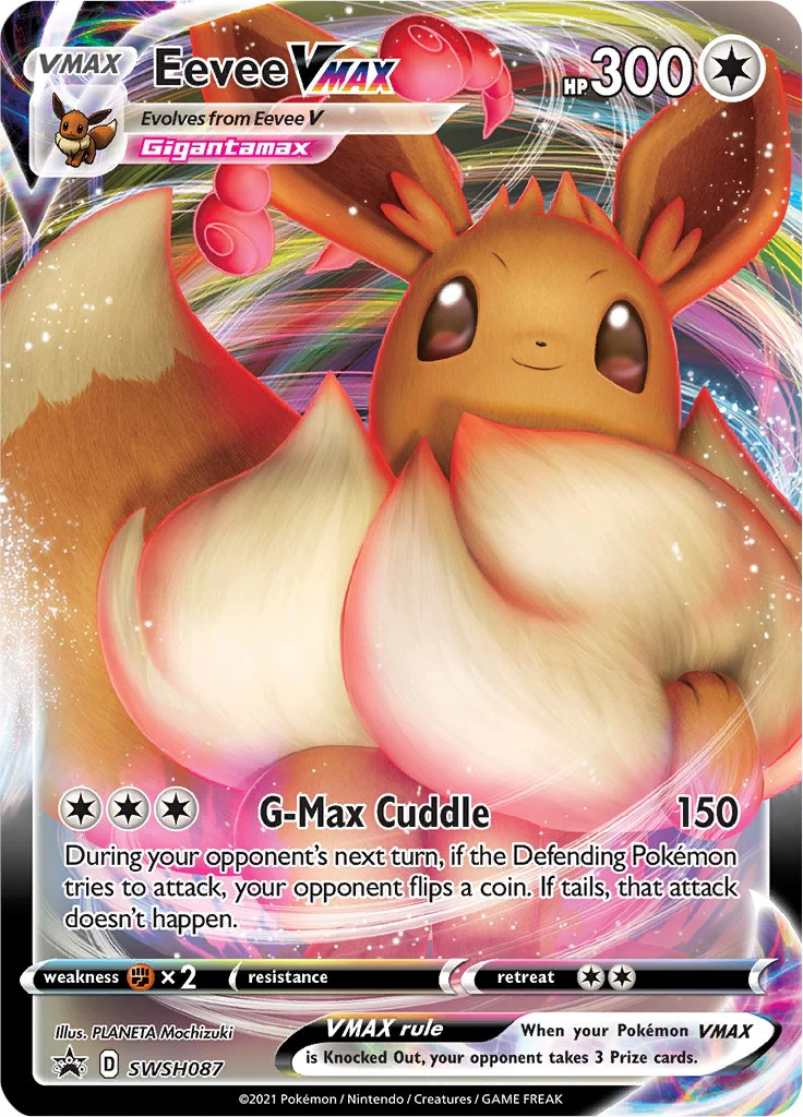 Eevee VMAX - SWSH087 - (SWSH: Sword & Shield Promo Cards) (Promo) Holofoil