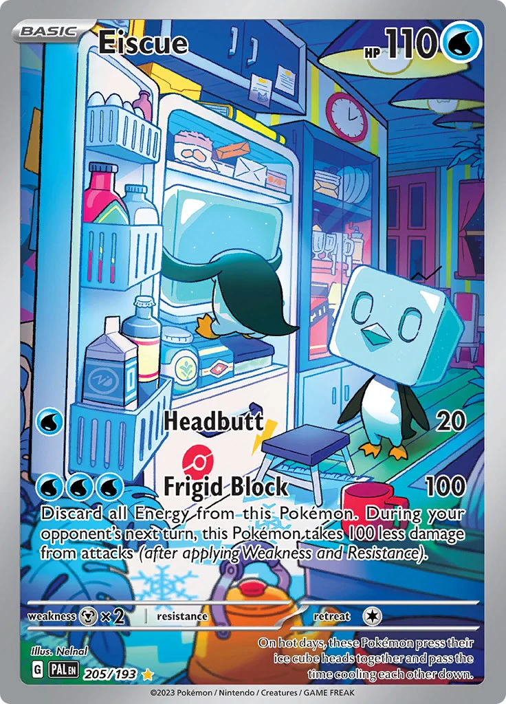 Eiscue - 205/193 - (SV02: Paldea Evolved) (Illustration Rare)