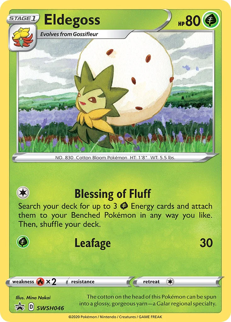 Eldegoss - SWSH046 - (SWSH: Sword & Shield Promo Cards) (Promo)