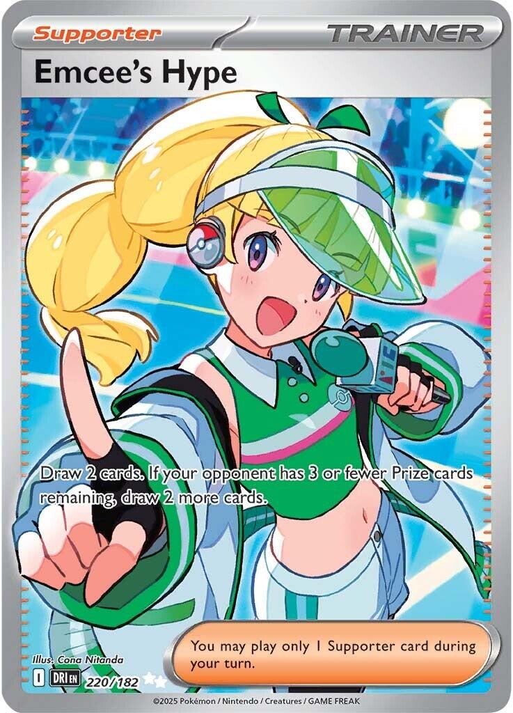 Emcee's Hype - 220/182 - (SV10: Destined Rivals) (Ultra Rare)