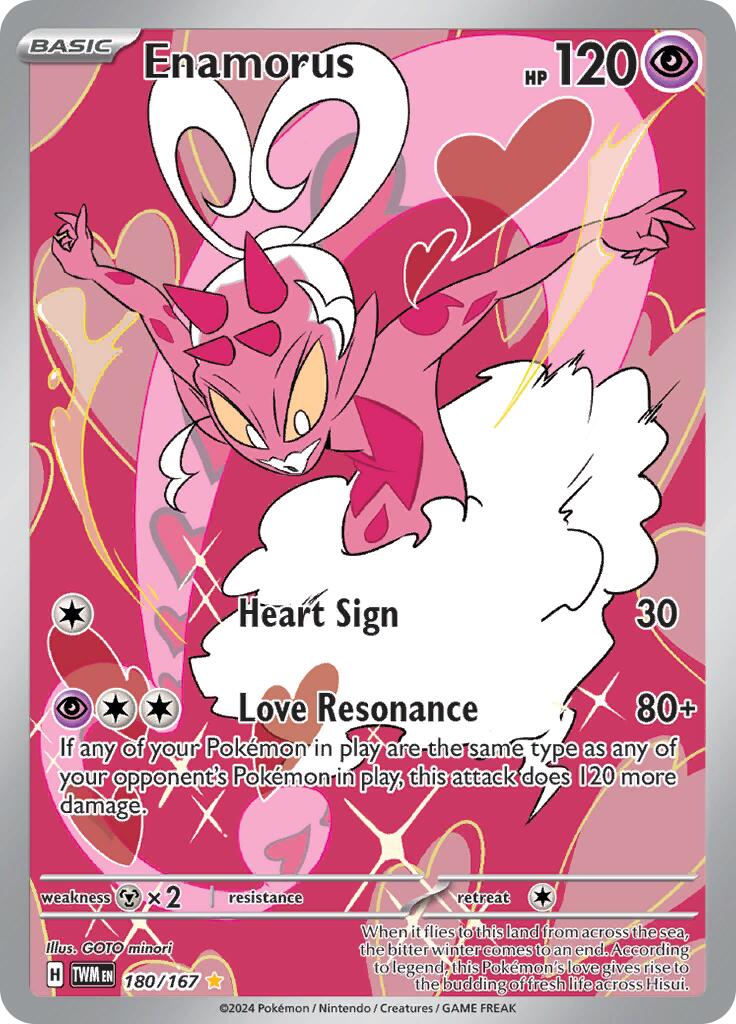 Enamorus - 180/167 - (SV06: Twilight Masquerade) (Illustration Rare)