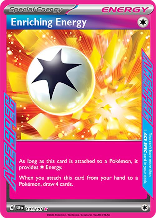 Enriching Energy 191/191 - (SV08: Surging Sparks) (ACE SPEC Rare) Holofoil