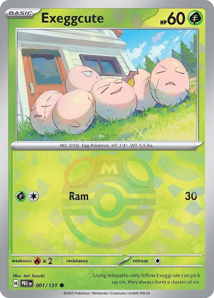 Exeggcute (Master Ball Pattern) - (SV: Prismatic Evolutions) (Common)