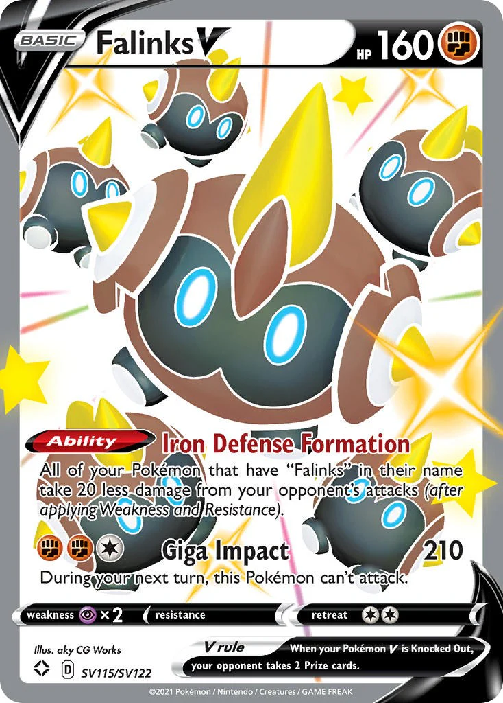 Falinks V - (Shining Fates: Shiny Vault) (Shiny Holo Rare)