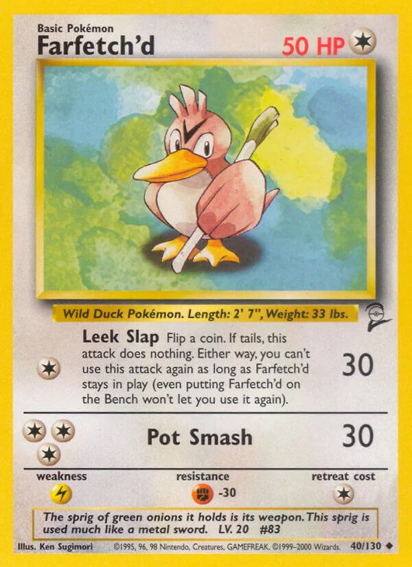 Farfetch'd 040/130 - (Base Set 2) (Uncommon) Normal