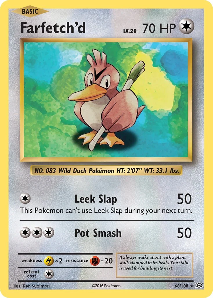 Farfetch'd 68/108 - (XY - Evolutions) (Rare) Normal