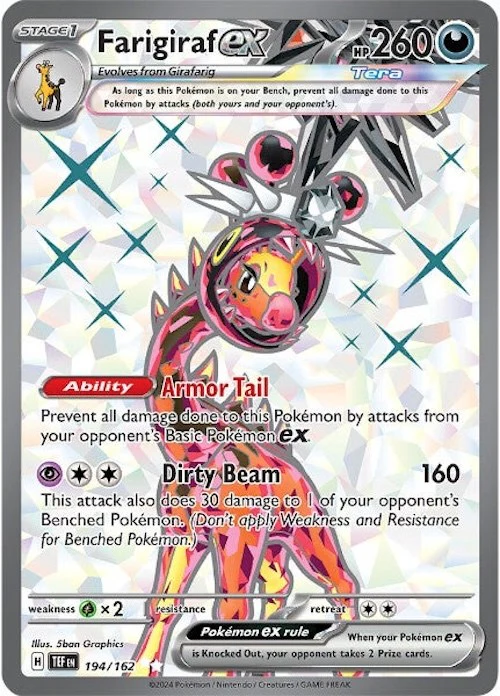 Farigiraf ex - 194/162 - (SV05: Temporal Forces) (Ultra Rare)