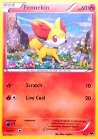 Fennekin - 3/12 003/012 - (McDonald's Promos 2014) (Promo) Holofoil