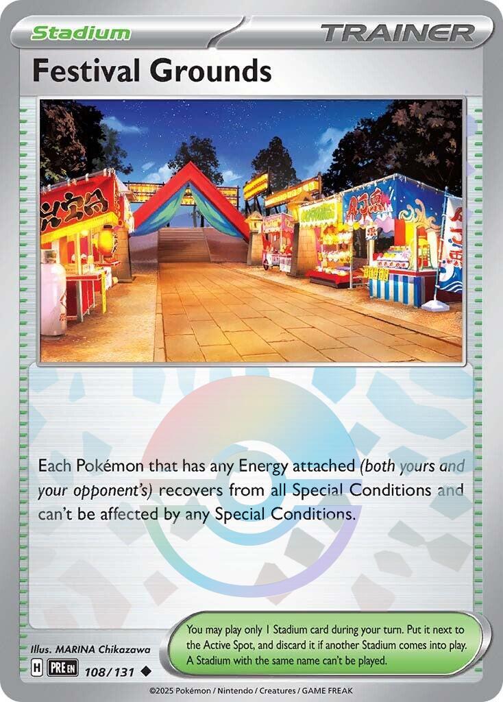 Festival Grounds (Poke Ball Pattern) - (SV: Prismatic Evolutions) (Uncommon)
