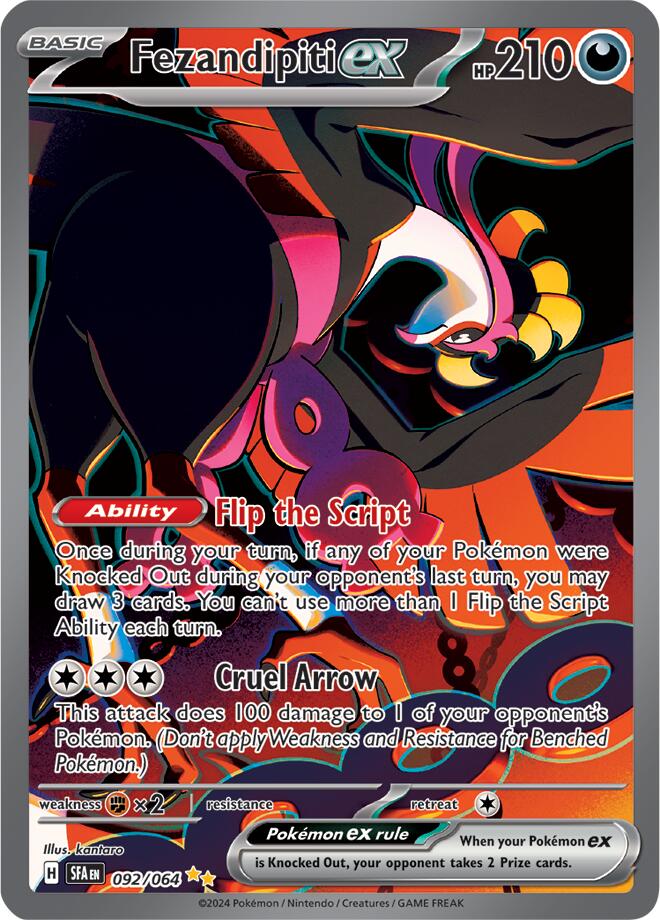 Fezandipiti ex - 092/064 - (SV: Shrouded Fable) (Special Illustration Rare) Holofoil