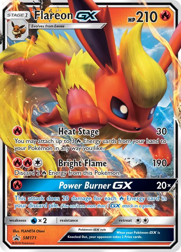 Flareon GX - SM171 - (SM Promos) (Promo)