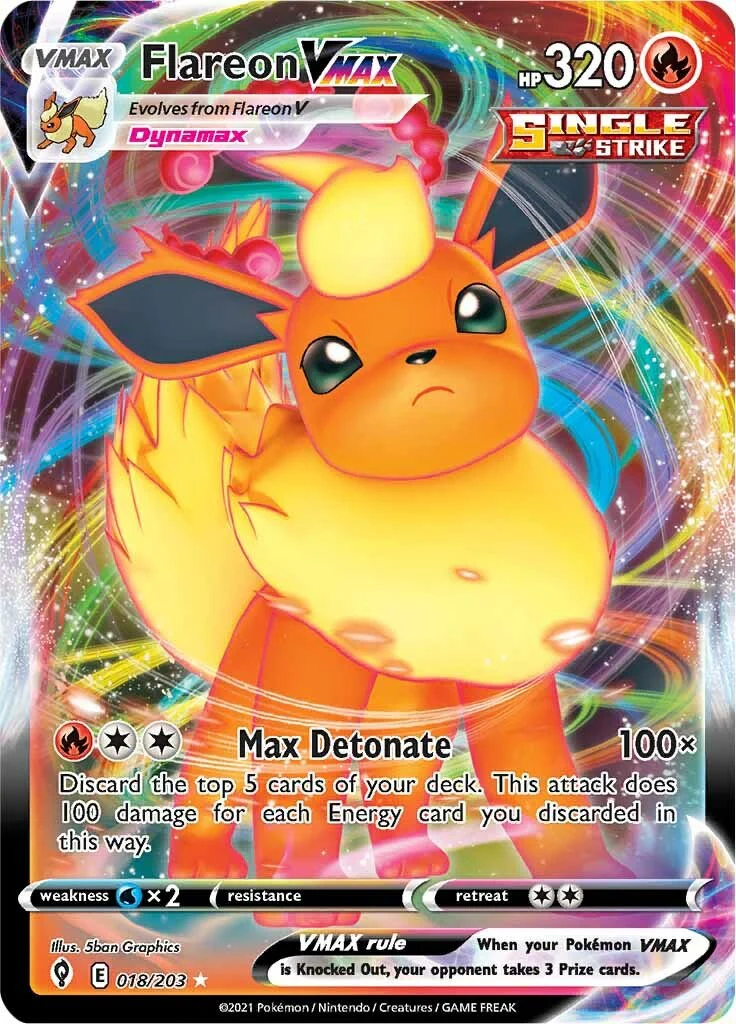 Flareon VMAX - (SWSH07: Evolving Skies) (Ultra Rare)