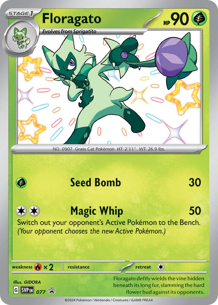 Floragato - 077 - (SV: Scarlet & Violet Promo Cards) (Promo) Holofoil