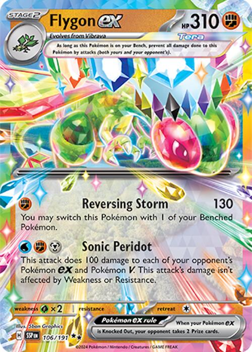 Flygon ex - 106/191 - (SV08: Surging Sparks) (Double Rare) Holofoil
