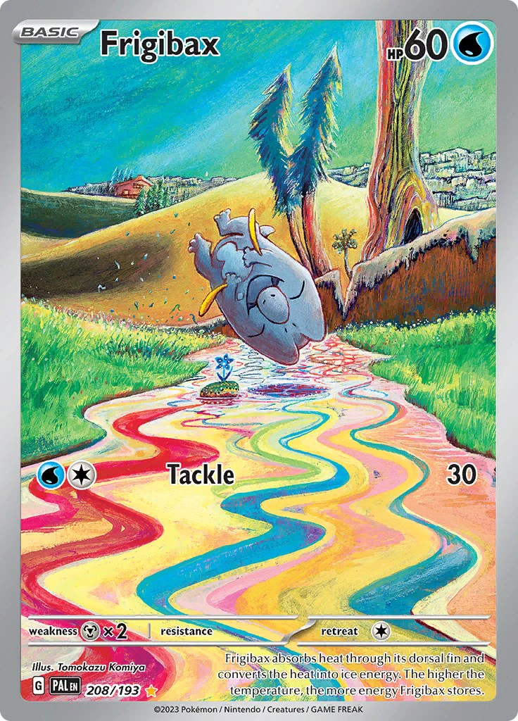Frigibax - 208/193 - (SV02: Paldea Evolved) (Illustration Rare) Holofoil