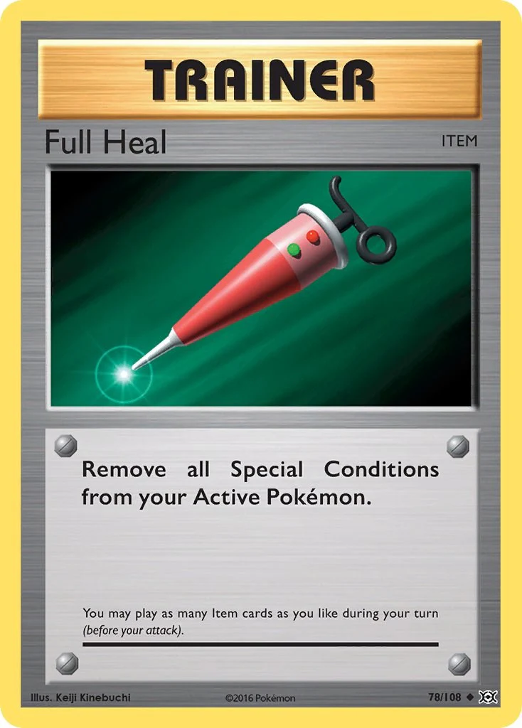 Full Heal 78/108 - (XY - Evolutions) (Uncommon) Normal