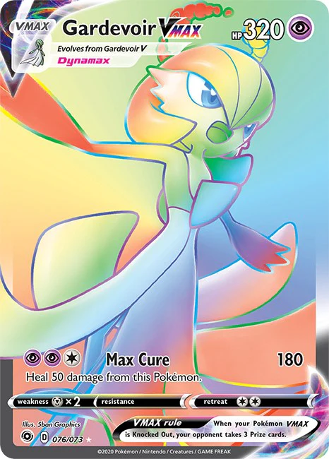 Gardevoir VMAX (Secret) - (Champion's Path) (Secret Rare)