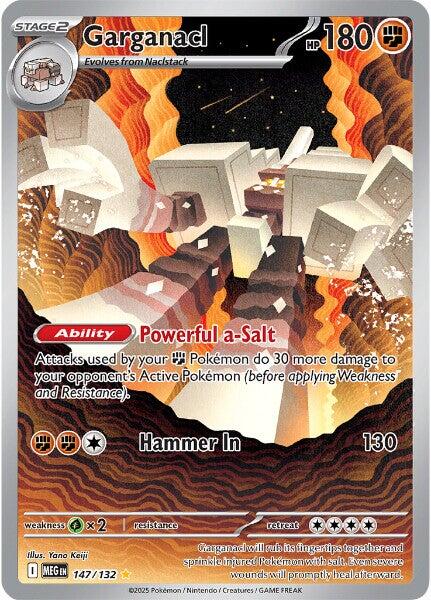 Garganacl - 147/132 - (ME01: Mega Evolution) (Illustration Rare) Holofoil