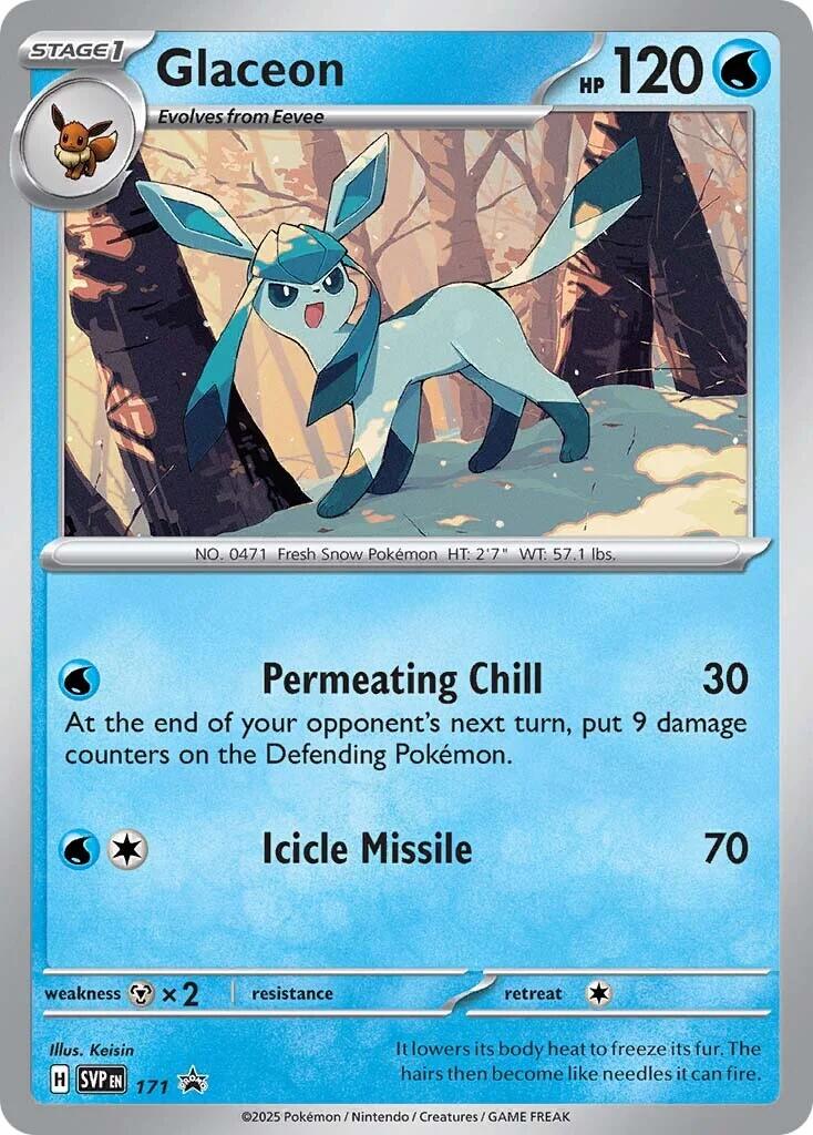 Glaceon - 171 (Cosmos Holo) - (SV: Scarlet & Violet Promo Cards) (Promo)