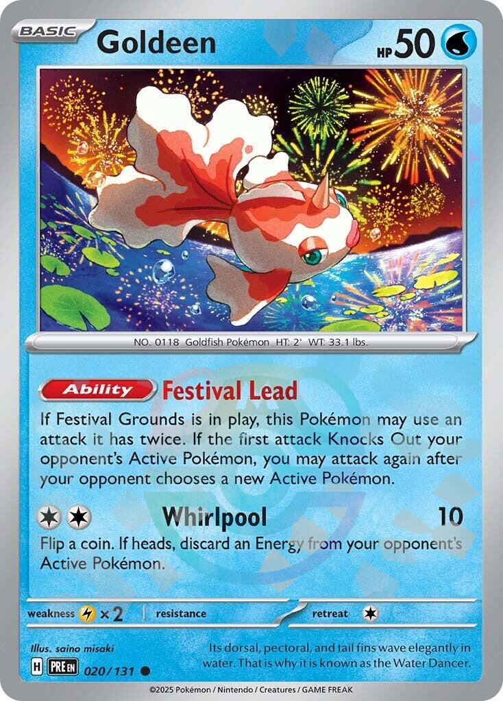 Goldeen (Master Ball Pattern) - (SV: Prismatic Evolutions) (Common)