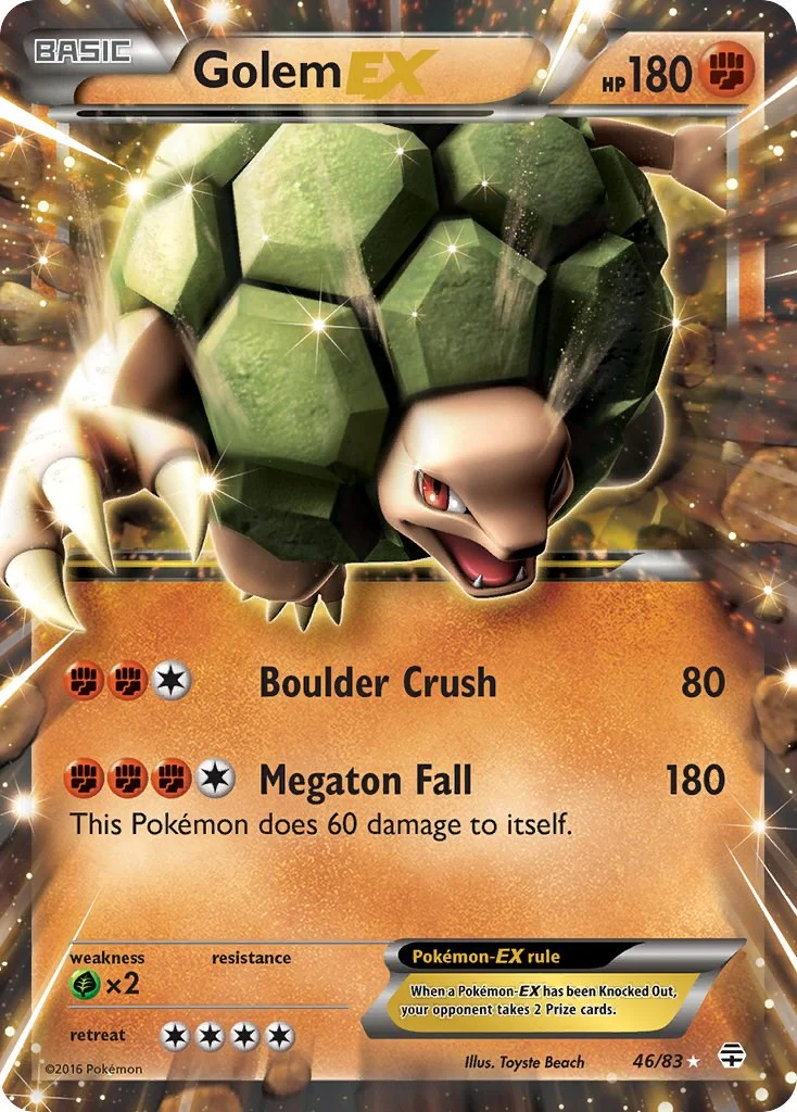 Golem EX 46/83 - (Generations) (Ultra Rare) Holofoil