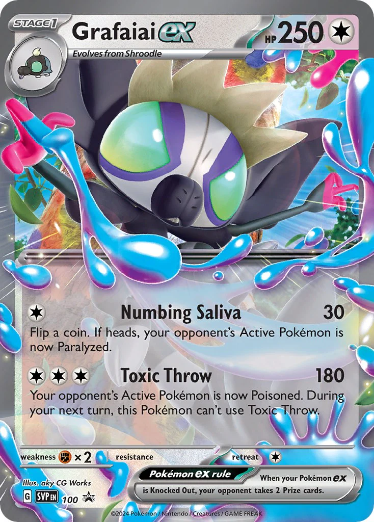Grafaiai ex - 100 - (SV: Scarlet & Violet Promo Cards) (Promo) Holofoil