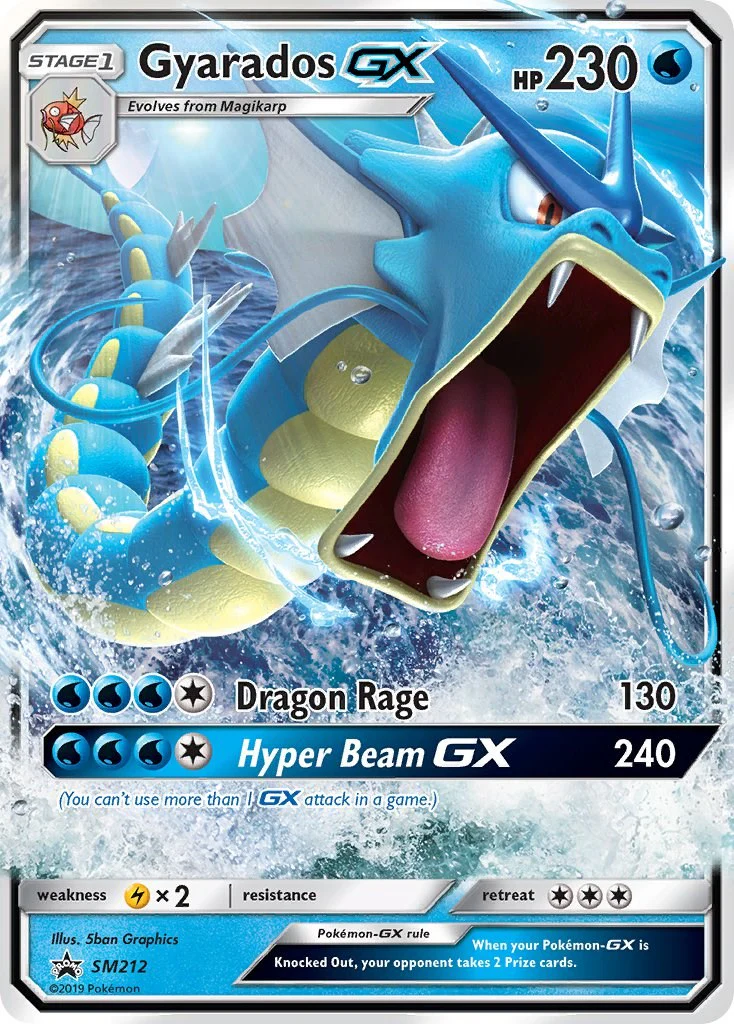 Gyarados GX - SM212 - (SM Promos) (Promo) Holofoil