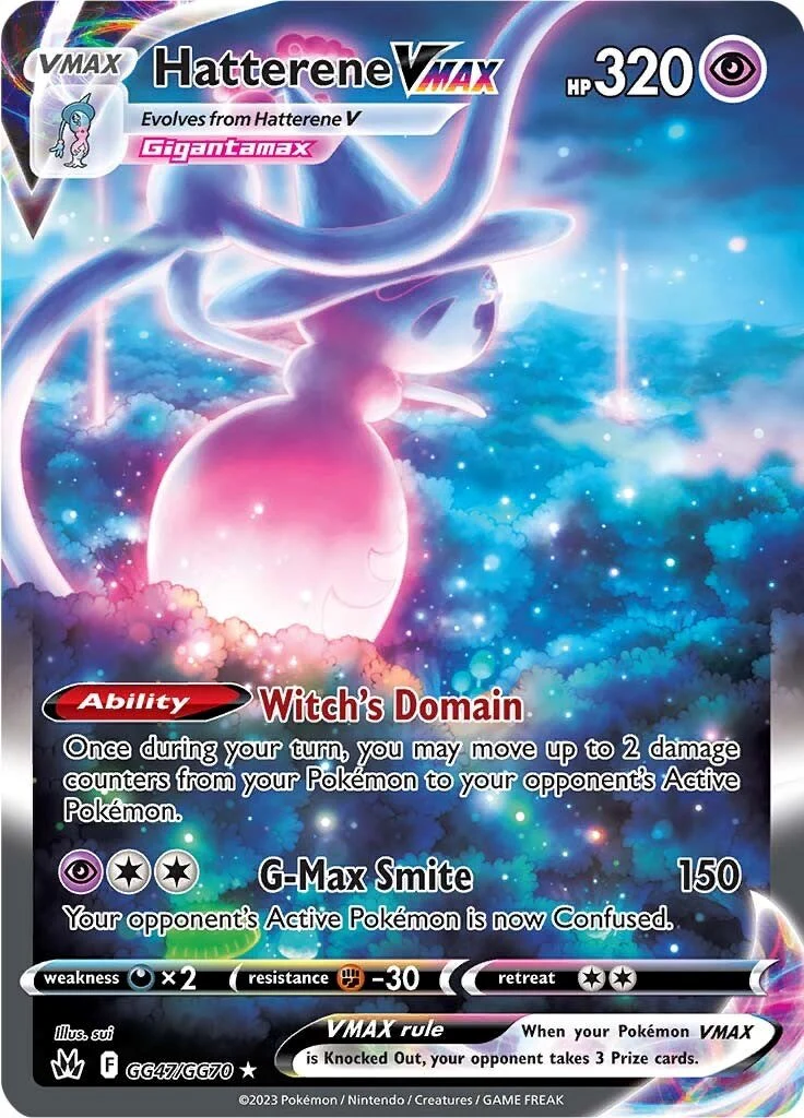 Hatterene VMAX GG47/GG70 - (SWSH: Crown Zenith: Galarian Gallery) (Ultra Rare) Holofoil