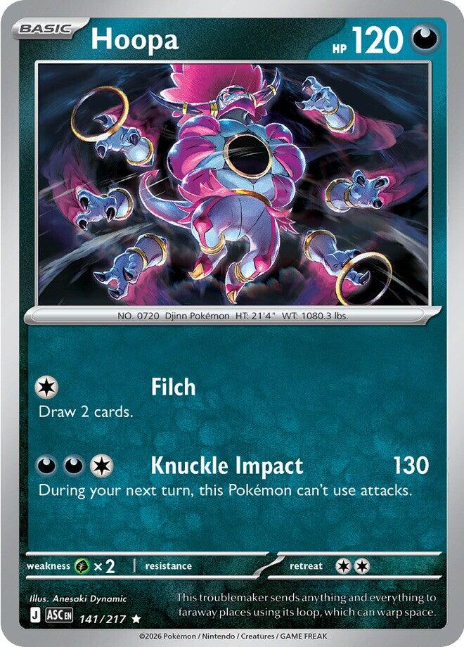 Hoopa 141/217 - (ME: Ascended Heroes) (Rare) Holofoil