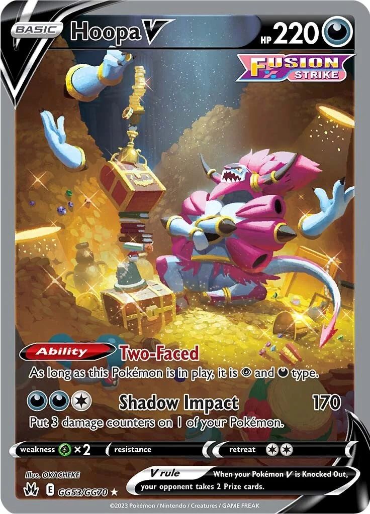 Hoopa V GG53/GG70 - (SWSH: Crown Zenith: Galarian Gallery) (Ultra Rare) Holofoil