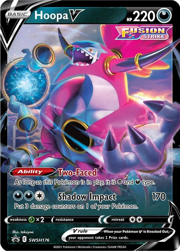 Hoopa V - SWSH176 - (SWSH: Sword & Shield Promo Cards) (Promo) Holofoil