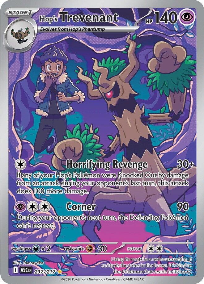 Hop's Trevenant - 237/217 - (ME: Ascended Heroes) (Illustration Rare) Holofoil